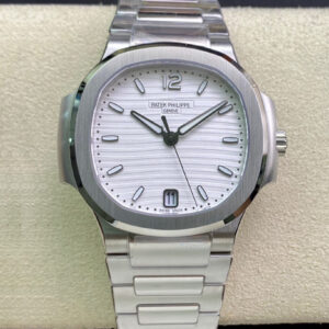 Patek Philippe Nautilus Ladies 7118/1A-010 3K Factory Stainless Steel Strap Replica Watches - Luxury Replica