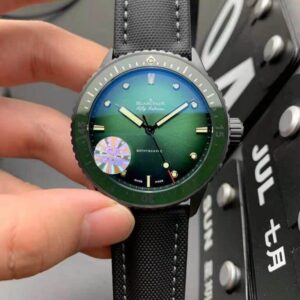Blancpain Fifty Fathoms Bathyscaphe Mokkarran 5005 0153 NABA GF Factory Green Case Replica Watches - Luxury Replica