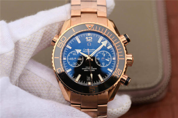 Omega Seamaster Ocean Universe Timing 232.63.46 OM Factory Stainless Steel Strap Replica Watches - Luxury Replica