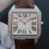 Cartier Santos WH100651 V6 Factory Diamond Diamond-Set Bezel Replica Watches - Luxury Replica