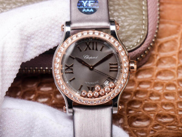 Chopard Happy Sport 278559-3003 YF Factory Diamond-Set Bezel Replica Watches - Luxury Replica