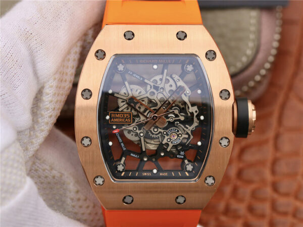 Richard Mille RM035 Americas KV Factory Skeleton Dial Replica Watches - Luxury Replica