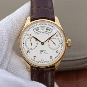 IWC Portugieser IW503502 YL Factory Gold Bezel Replica Watches - Luxury Replica