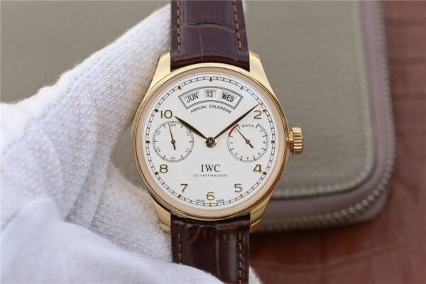 IWC Portugieser IW503502 YL Factory Gold Bezel Replica Watches - Luxury Replica