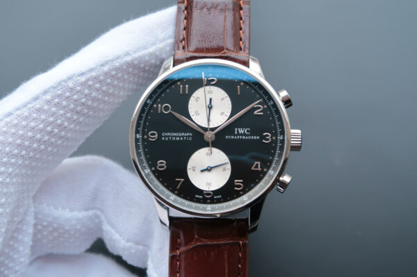 IWC Portugieser IW371404 ZF Factory V7 Brown Strap Replica Watches - Luxury Replica