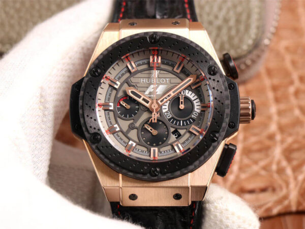 Hublot King Power 703.ZM.1123.NR.FMO10 V6 Factory Black Strap Replica Watches - Luxury Replica