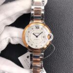 Ballon Bleu De Cartier 28MM V6 Factory Stainless Steel Strap Replica Watches - Luxury Replica