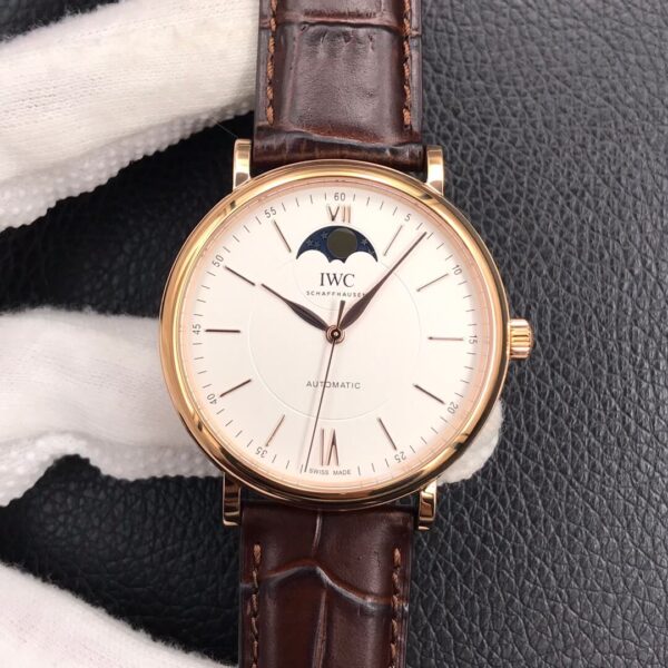 IWC Portofino Moon Phase IW459401 MKS Factory Stainless Steel Bezel Replica Watches - Luxury Replica