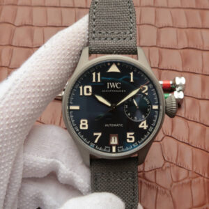 IWC Pilot IW500909 MKS Factory Grey Strap Replica Watches - Luxury Replica