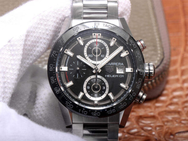 TAG Heuer Carrera CAR201Z.BA0714 XF Factory Stainless Steel Strap Replica Watches - Luxury Replica