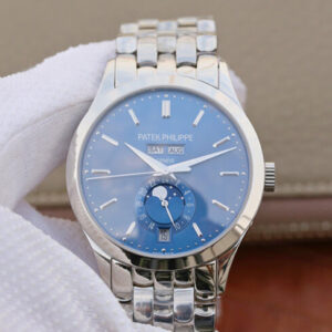 Patek Philippe Complications 5396/1G-001 KM Factory Stainless Steel Strap Replica Watches - Luxury Replica