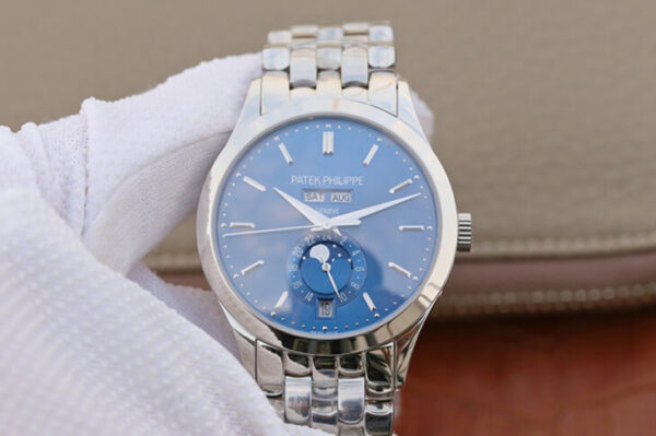 Patek Philippe Complications 5396/1G-001 KM Factory Stainless Steel Strap Replica Watches - Luxury Replica