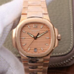 Patek Philippe Nautilus Ladies 7118-1R-010 PF Factory Stainless Steel Strap Replica Watches - Luxury Replica