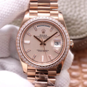 Rolex Day Date M228345RBR-0007 EW Factory Stainless Steel Strap Replica Watches - Luxury Replica