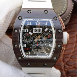 Richard Mille RM011 KV Factory Rubber Strap Replica Watches - Luxury Replica
