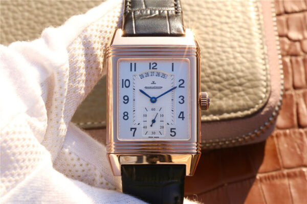 Jaeger LeCoultre Reverso Q2712510 Black Strap Replica Watches - Luxury Replica