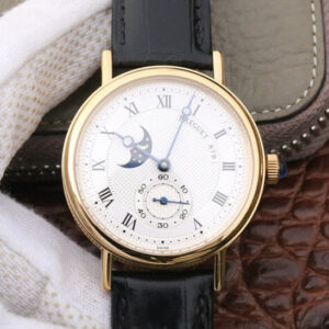 Breguet Classique Moonphase 4396 Black Strap Replica Watches - Luxury Replica