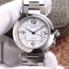 Cartier Pasha W31074M7 V9 Factory Stainless Steel Strap Replica Watches - Luxury Replica