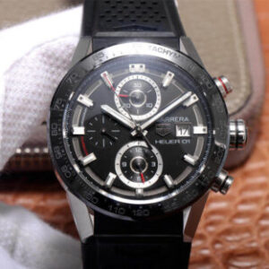 TAG Heuer Carrera CAR201Z.FT6046 XF Factory Black Strap Replica Watches - Luxury Replica