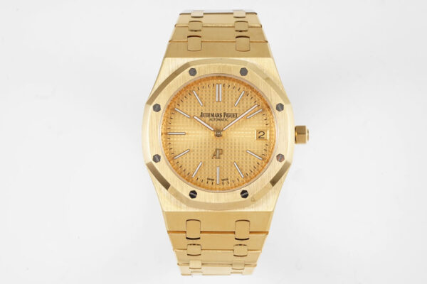 Audemars Piguet Royal Oak 15202BA.OO.1240BA.02 KZ Factory Golden Shell Replica Watches - Luxury Replica