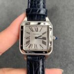 Cartier Santos WSSA0023 Ladies Stainless Steel Bezel Replica Watches - Luxury Replica
