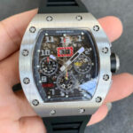 Richard Mille RM011 KV Factory Rubber Strap Replica Watches - Luxury Replica