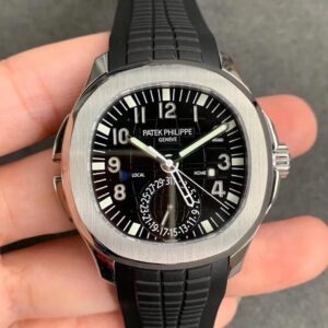 Patek Philippe Aquanaut 5164A-001 GR Factory lack Strap Replica Watches - Luxury Replica