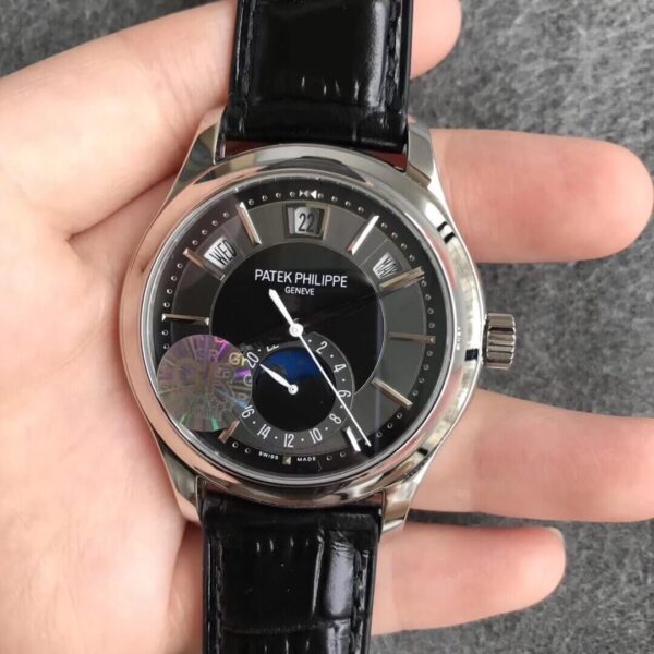 Patek Philippe Complications 5205G-010 GR Factory Stainless Steel Bezel Replica Watches - Luxury Replica