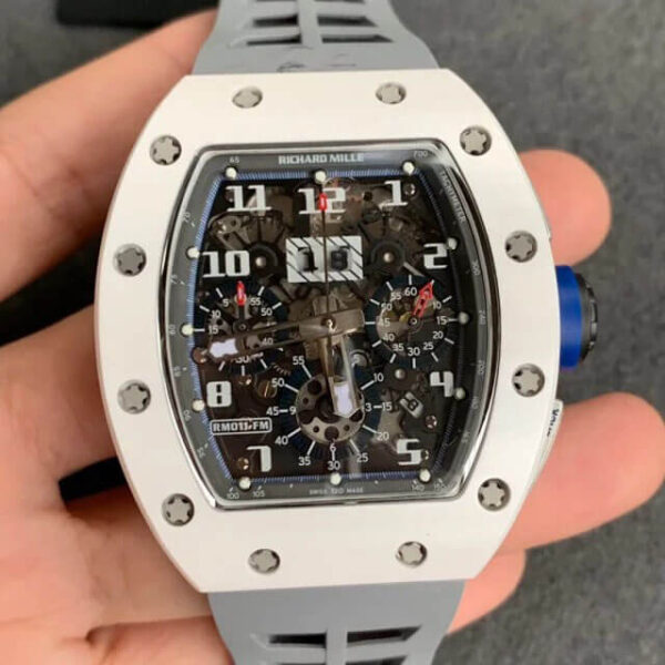 Richard Mille RM-011 KV Factory Rubber Strap Replica Watches - Luxury Replica