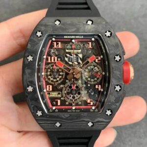 Richard Mille RM-011 KV Factory Rubber Strap Replica Watches - Luxury Replica