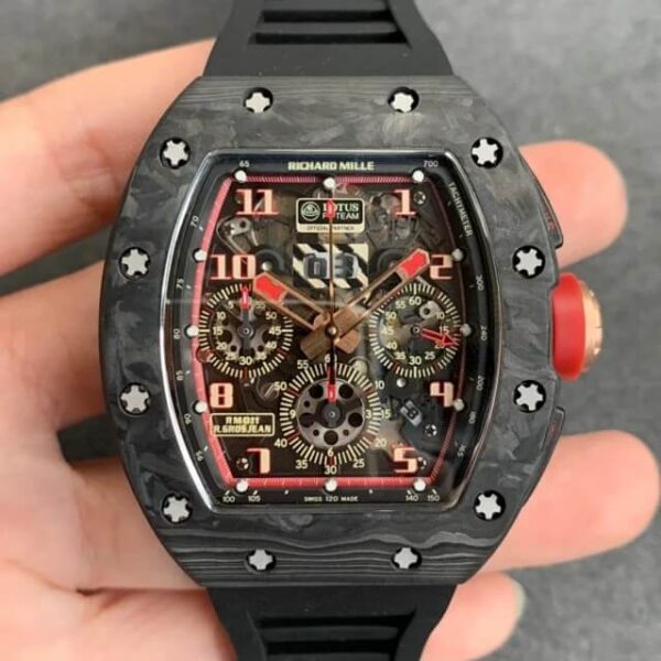 Richard Mille RM-011 KV Factory Rubber Strap Replica Watches - Luxury Replica