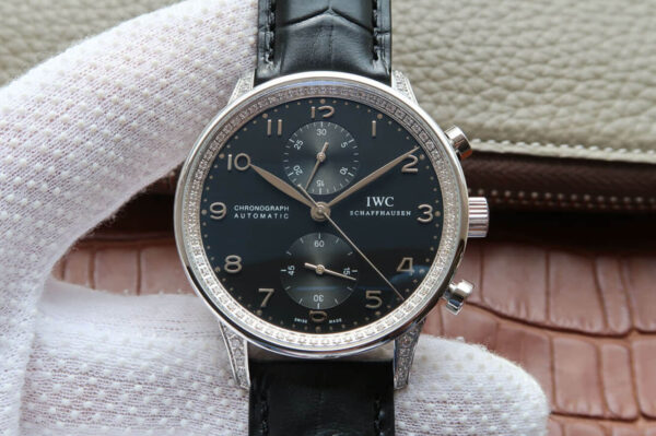 IWC Portugieser IW371440 ZF Factory Diamond-Set Bezel Replica Watches - Luxury Replica