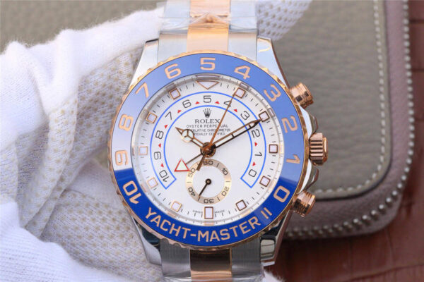 Rolex Yacht-Master M116681-0002 JF Factory Stainless Steel Strap Replica Watches - Luxury Replica