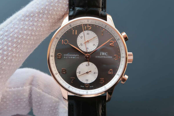 IWC Portugieser IW371433 ZF Factory Black Strap Replica Watches - Luxury Replica
