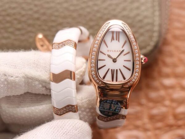 Bvlgari Serpenti 102202 BV Factory Diamond-Set Bezel Replica Watches - Luxury Replica