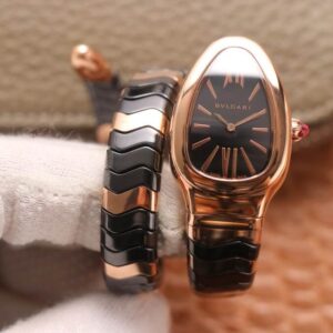 Bvlgari Serpenti BV Factory Rose Gold Bezel Replica Watches - Luxury Replica