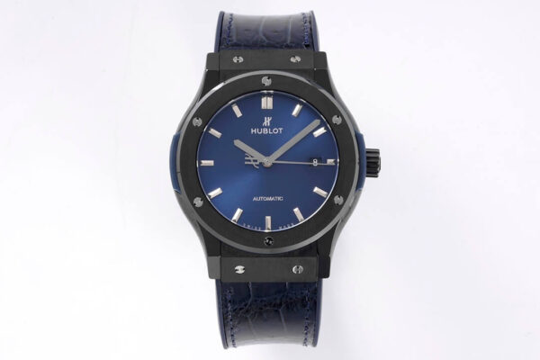 GSF Hublot Classic Fusion 542.CM.7170.LR GS Factory Blue Strap Replica Watches - Luxury Replica
