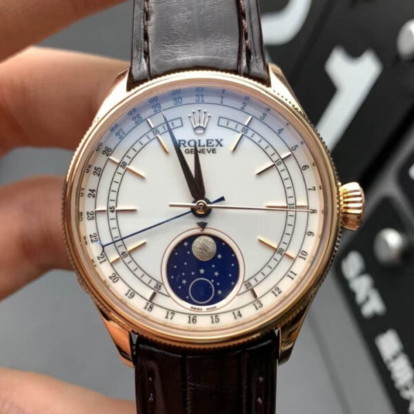 Rolex Cellini M50535-0002 KZ Factory Black Strap Rolex Cellini M50535-0002 KZ Factory Black Strap