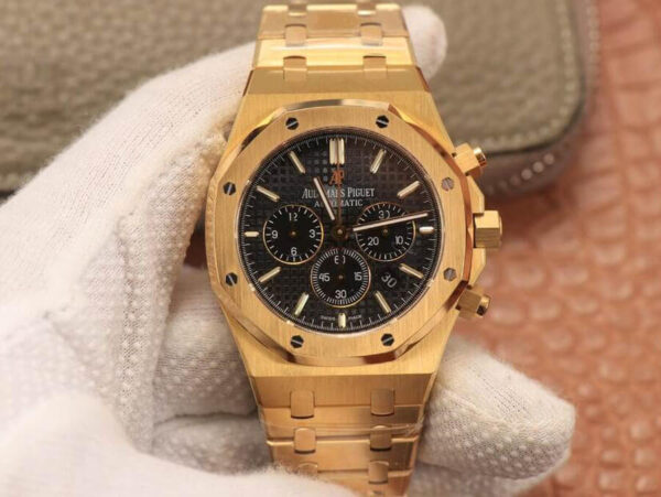 Audemars Piguet Royal Oak 26320BA OM Factory Gold Case Replica Watches - Luxury Replica