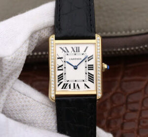 Cartier Tank Ladies K11 Factory Diamond-Set Bezel Replica Watches - Luxury Replica
