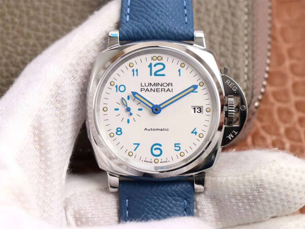 Panerai Luminor Due PAM906 VS Factory Blue Strap Replica Watches - Luxury Replica