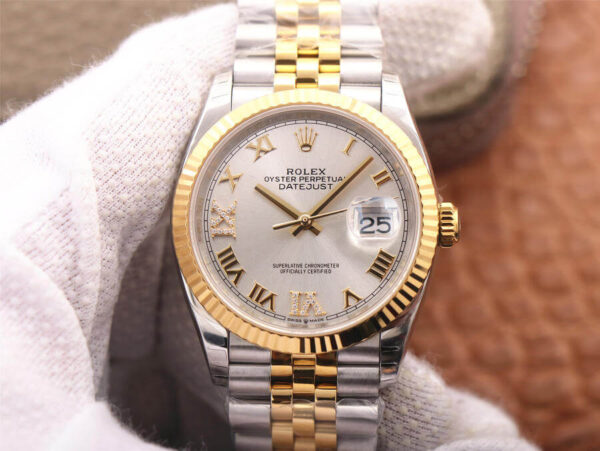 Rolex Datejust M126233-0031 EW Factory Stainless Steel Strap Replica Watches - Luxury Replica