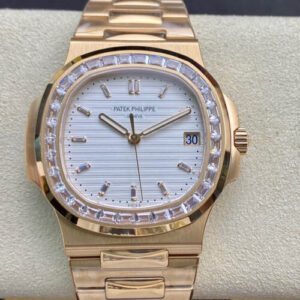 Patek Philippe Nautilus PPF Factory Diamond-Set Bezel Replica Watches - Luxury Replica