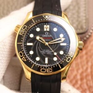 Omega Seamaster 210.62.42.20.01.001 VS Factory Black Strap Replica Watches - Luxury Replica