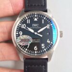 MKS Factory IWC Black Strap Super Clone Watch: Price, Pictures, Videos, Reviews.