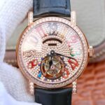Franck Muller Tourbillon Diamond Dial | US Replica - 1:1 Top quality replica watches factory, super clone Swiss watches.