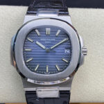 Patek Philippe 5711 Black Leather Strap | US Replica - 1:1 Top quality replica watches factory, super clone Swiss watches.