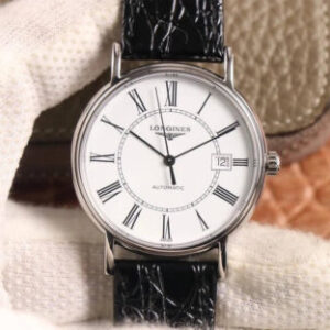 Longines Presence L4.921.4.11.2 KY factory Black Strap Replica Watches - Luxury Replica