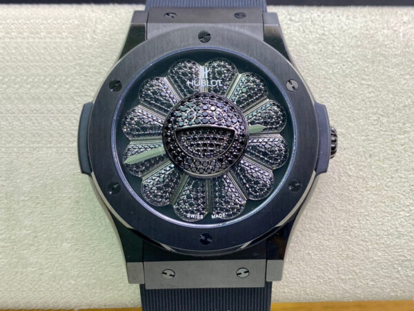 Hublot Classic Fusion Takashi Murakami 507.CX.9000.RX.TAK21 Black Strap Replica Watches - Luxury Replica