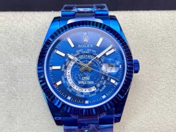 Rolex Sky Dweller Blue Strap | US Replica - 1:1 Top quality replica watches factory, super clone Swiss watches.